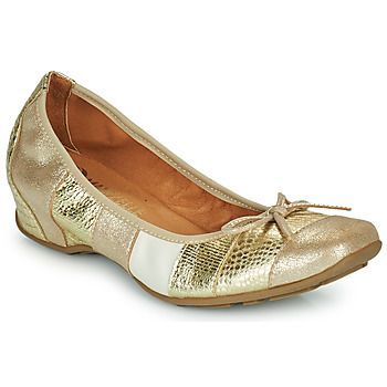 Flute  women's Shoes (Pumps / Ballerinas) in Gold