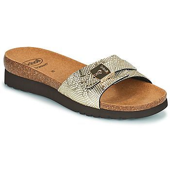 GINNI  women's Mules / Casual Shoes in Gold