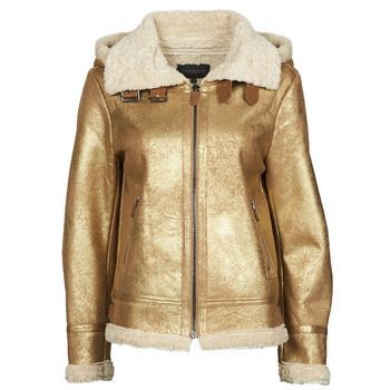 GLORIA  women's Jacket in Gold