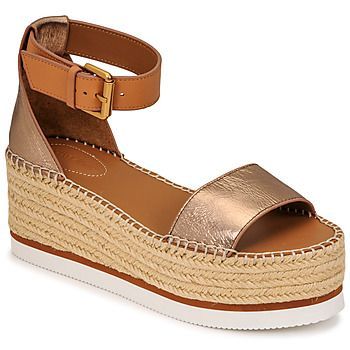 GLYN SB32201A  women's Espadrilles / Casual Shoes in Gold