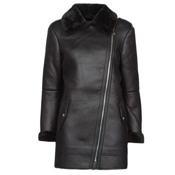 GNOURS  women's Coat in Black