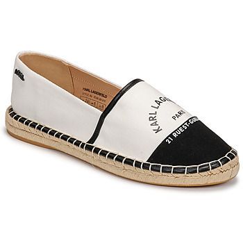 KAMINI Maison Logo Slip On  women's Espadrilles / Casual Shoes in White