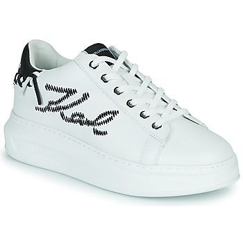 KAPRI Whipstitch Lo Lace  women's Shoes (Trainers) in White
