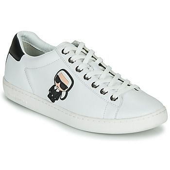 KUPSOLE II KARL IKONIC LO LACE  women's Shoes (Trainers) in White