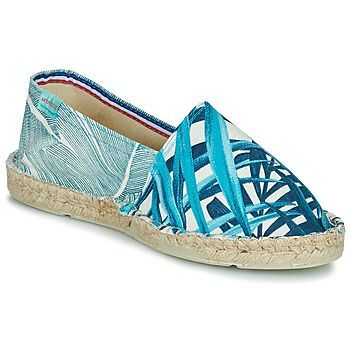 LEAF-BLUE  women's Espadrilles / Casual Shoes in Blue