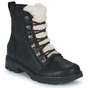 LENNOX LACE COZY  women's Mid Boots in Black