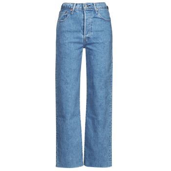 Levis  RIBCAGE STRAIGHT ANKLE  women's Jeans in Blue