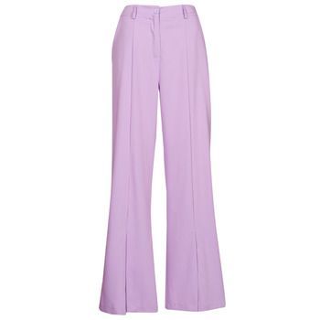 LILIA  women's Trousers in Purple