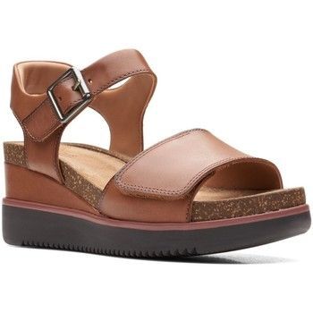 Lizby Strap Womens Wedge Sandals  women's Sandals in Brown