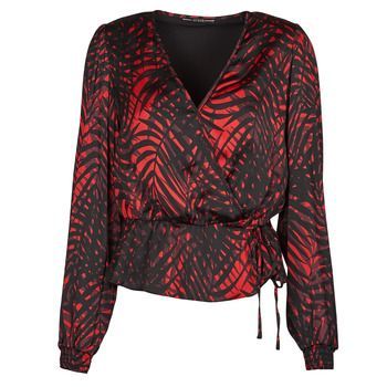 LS PIPER TOP  women's Blouse in Red