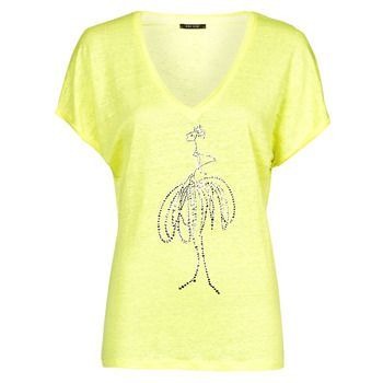 MANON  women's T shirt in Yellow