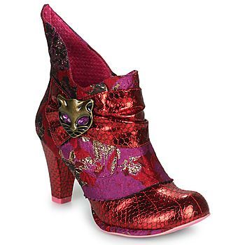Miaow  women's Low Ankle Boots in Red