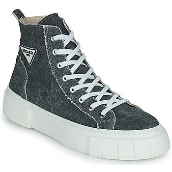 NANCY V2 TOILE GRIGIO  women's Shoes (High-top Trainers) in Grey