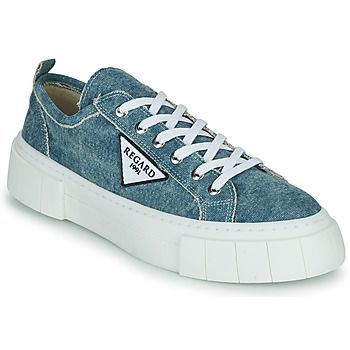 NICE V2 TOILE JEAN  women's Shoes (Trainers) in Blue