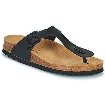 NICOLE  women's Flip flops / Sandals (Shoes) in Black