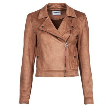 NMROCKY  women's Leather jacket in Brown