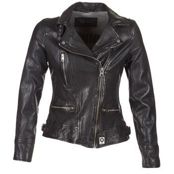VIDEO  women's Leather jacket in Black