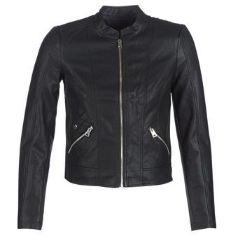 VMKHLOE  women's Leather jacket in Black