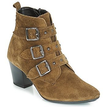 TRACY  women's Low Ankle Boots in Green