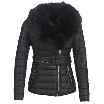 POUVE  women's Jacket in Black