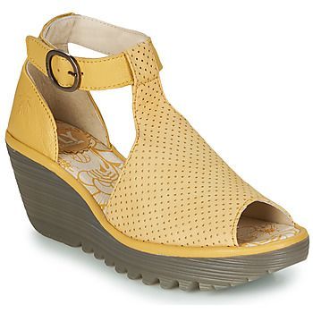 YALLS  women's Sandals in Yellow