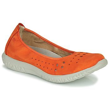 SILVER  women's Shoes (Pumps / Ballerinas) in Orange