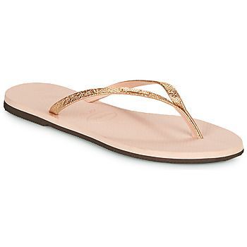 YOU SHINE  women's Flip flops / Sandals (Shoes) in Pink