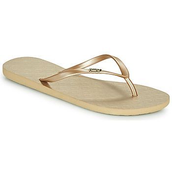 VIVA V  women's Flip flops / Sandals (Shoes) in Gold