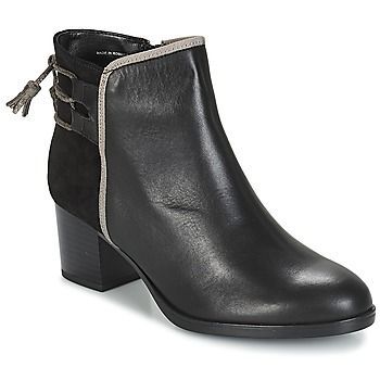 TIRON  women's Low Ankle Boots in Black