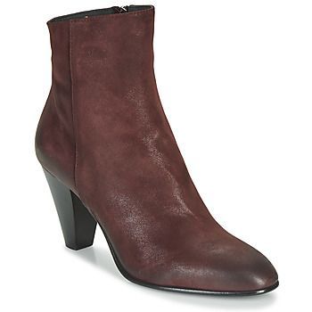 ROMA  women's Low Ankle Boots in Bordeaux