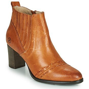 SANTA  women's Low Ankle Boots in Brown