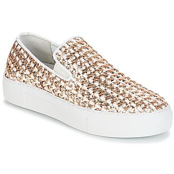 TRESSE  women's Slip-ons (Shoes) in Gold