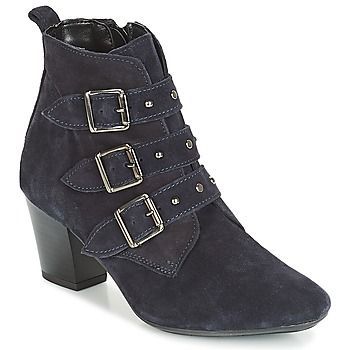 TRACY  women's Low Ankle Boots in Blue