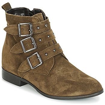 TIRA  women's Mid Boots in Green