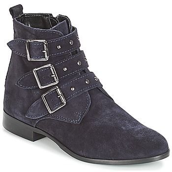 TIRA  women's Mid Boots in Blue