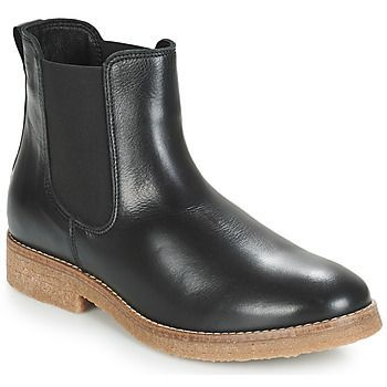 THELA  women's Mid Boots in Black
