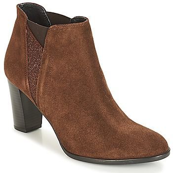 ROSACE  women's Low Ankle Boots in Brown