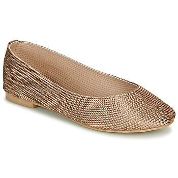 PAPAYA  women's Shoes (Pumps / Ballerinas) in Gold