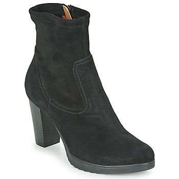 VABONO  women's Low Ankle Boots in Black