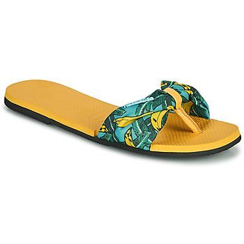 YOU SAINT TROPEZ  women's Flip flops / Sandals (Shoes) in Yellow
