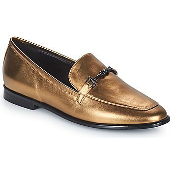 PHARA  women's Loafers / Casual Shoes in Gold