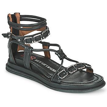 POLA SQUARE  women's Sandals in Black