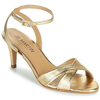 POETIE  women's Sandals in Gold