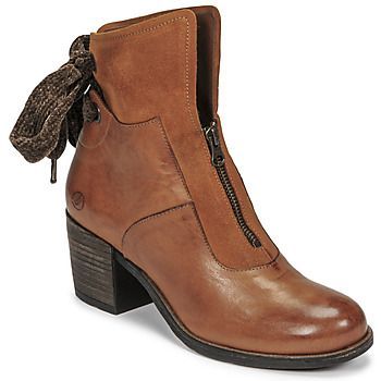 PONTA  women's Low Ankle Boots in Brown