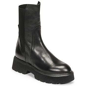 VITELLO  women's Low Ankle Boots in Black