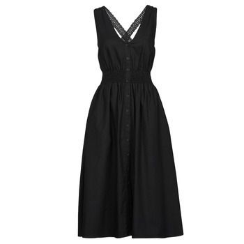 RAVENNE  women's Long Dress in Black