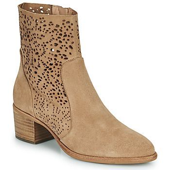 Rechesy  women's Low Ankle Boots in Beige