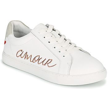 SIMONE AMOUR BLANC ROSE GOLD  women's Shoes (Trainers) in White