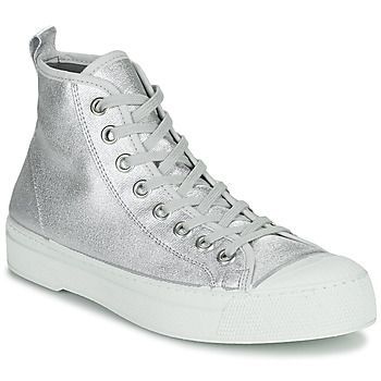 STELLA B79 SHINY CANVAS  women's Shoes (Trainers) in Silver
