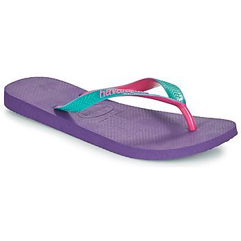 TOP MIX  women's Flip flops / Sandals (Shoes) in Purple